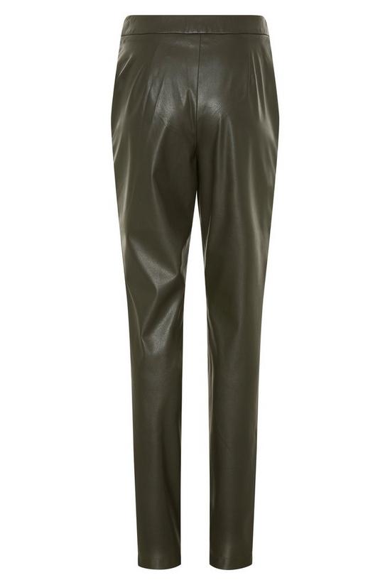 Long Tall Sally Tall Faux Leather Slim Leg Trousers 3