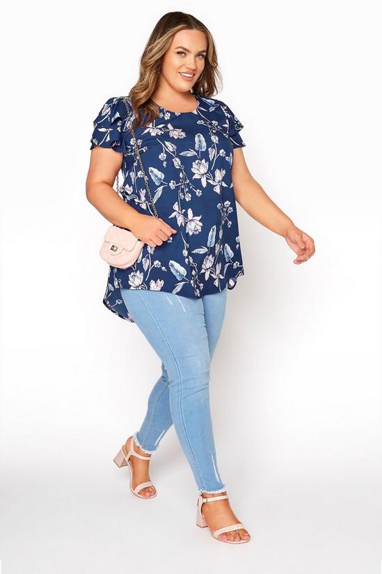 Yours Dipped Hem Blouse 5