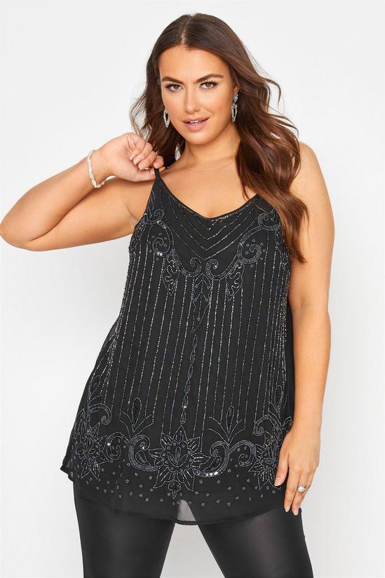 Yours Embellished Cami Top 1