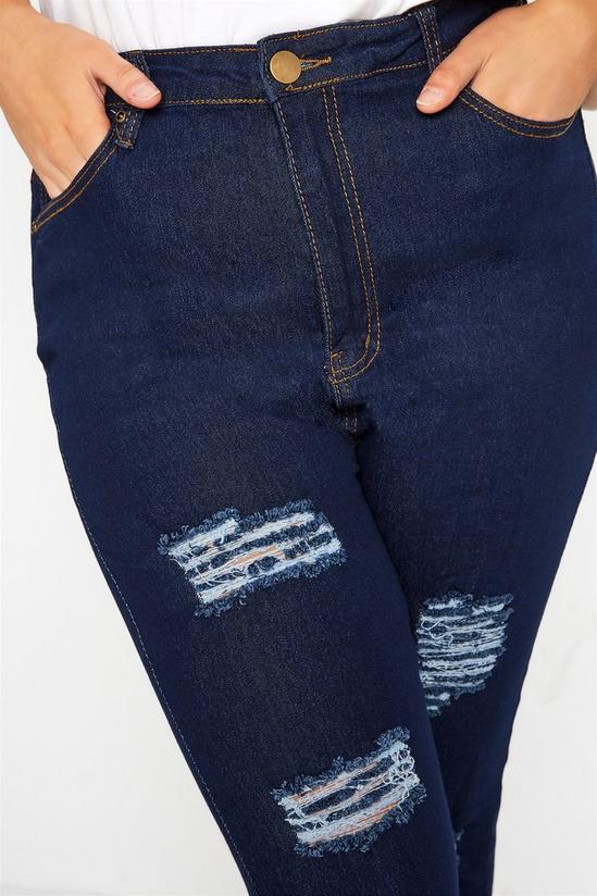 Yours Distressed Skinny Jeans 5