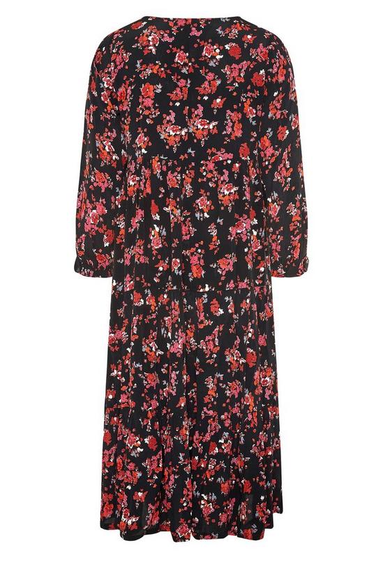 Yours Tiered Smock Maxi Dress 3