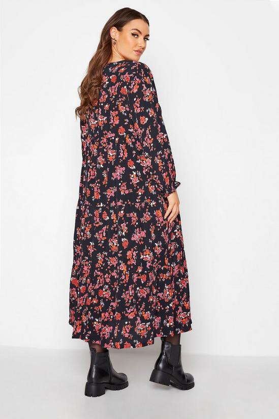 Yours Tiered Smock Maxi Dress 5