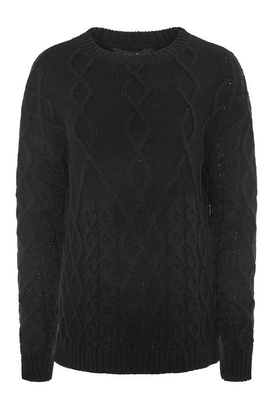 Long Tall Sally Tall Cable Knit Jumper 2