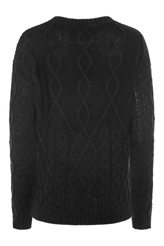 Long Tall Sally Tall Cable Knit Jumper 3