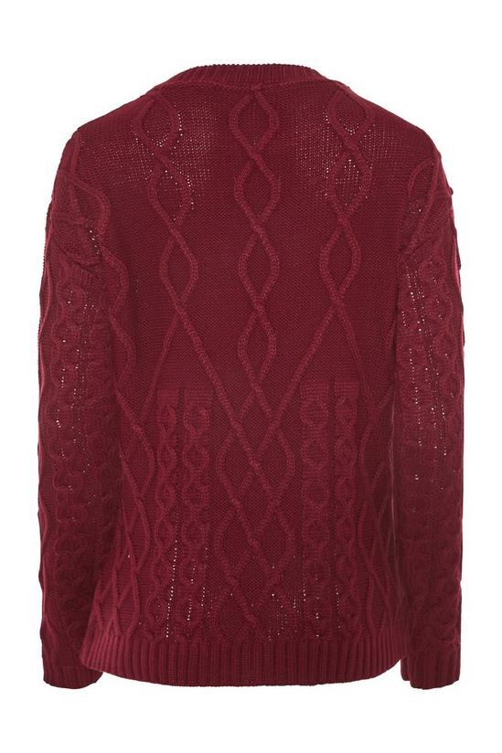 Long Tall Sally Tall Cable Knit Jumper 3