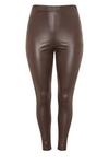 Yours Leather Look Leggings thumbnail 2