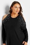 Yours Cold Shoulder Embellished Tunic thumbnail 1
