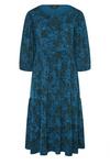 Yours 3/4 Length Sleeve Midaxi Dress thumbnail 2