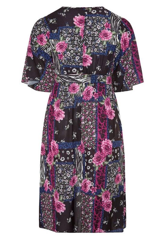 Yours Printed Wrap Dress 3