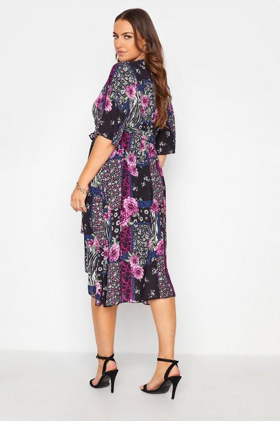 Yours Printed Wrap Dress 5