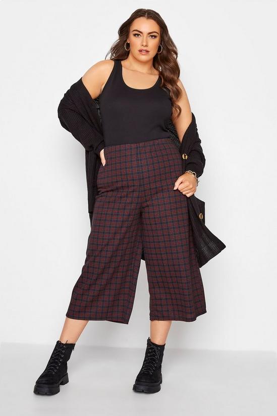 Yours Check Culotte 5