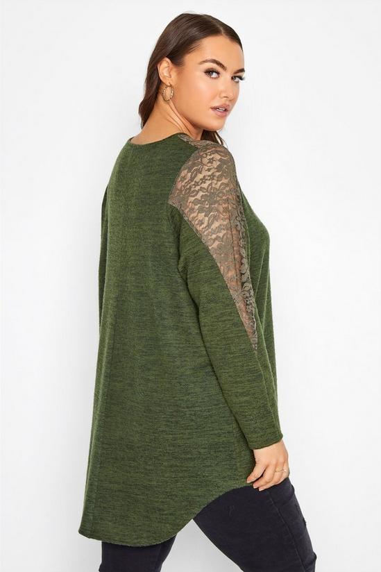 Yours Long Sleeve Lace Top 5