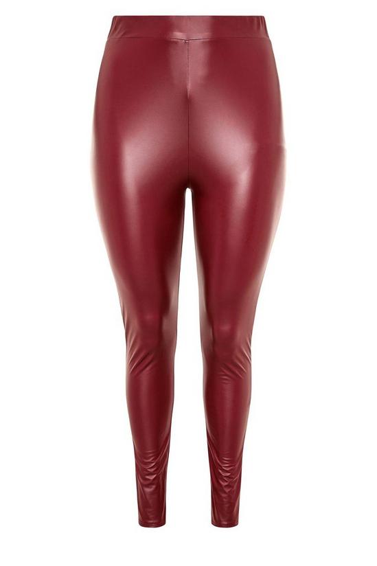 Yours Leather Look Leggings 2