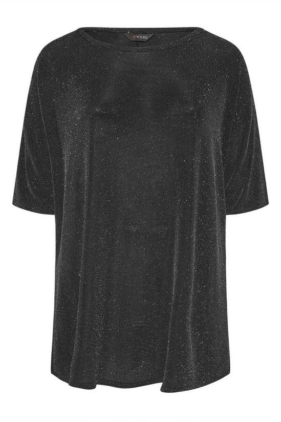 Yours Oversized Glitter Top 2
