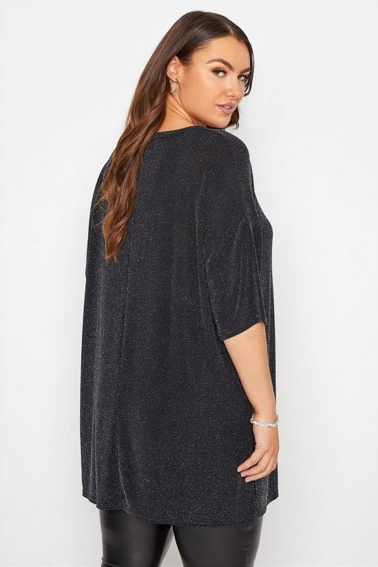 Yours Oversized Glitter Top 4