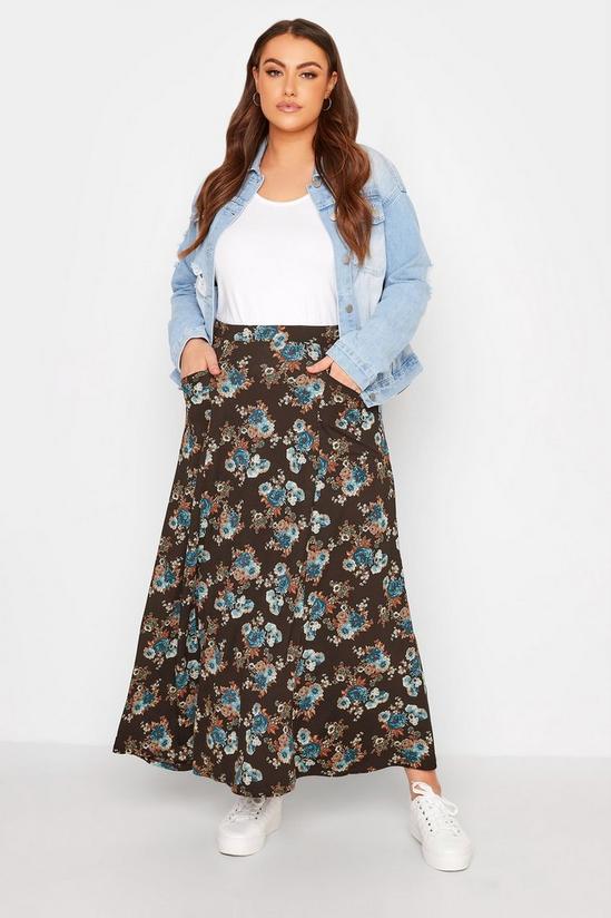 Yours Printed Maxi Skirt 5