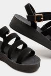 Yours Extra Wide Fit Multi Strap Sporty Platform Sandal thumbnail 4
