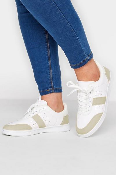 Wide Fit Stripe Trainers