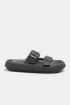 Yours Extra Wide Fit Double Buckle Slider Sandals thumbnail 3