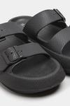 Yours Extra Wide Fit Double Buckle Slider Sandals thumbnail 5