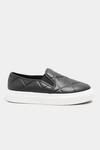 Yours Extra Wide Fit Quilted Slip-On Trainers thumbnail 4