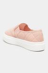 Yours Extra Wide Fit Quilted Slip-On Trainers thumbnail 5