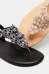 Yours Extra Wide Fit Diamante Studded Sandals thumbnail 3