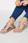 Yours Extra Wide Fit Plaited Strap Sandals thumbnail 1