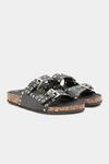 Long Tall Sally Studded Buckle Strap Sandals thumbnail 4