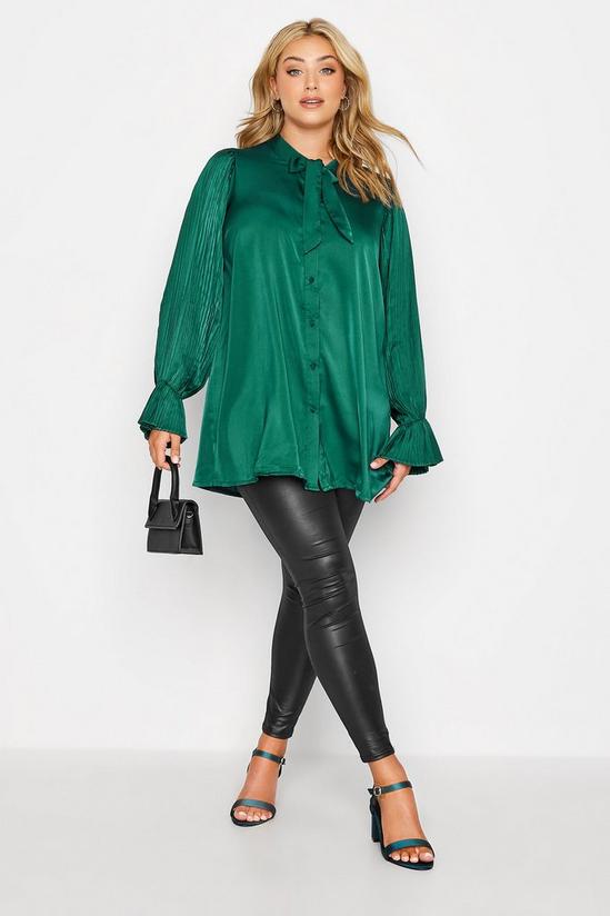 Yours Pleated Bow Blouse 5