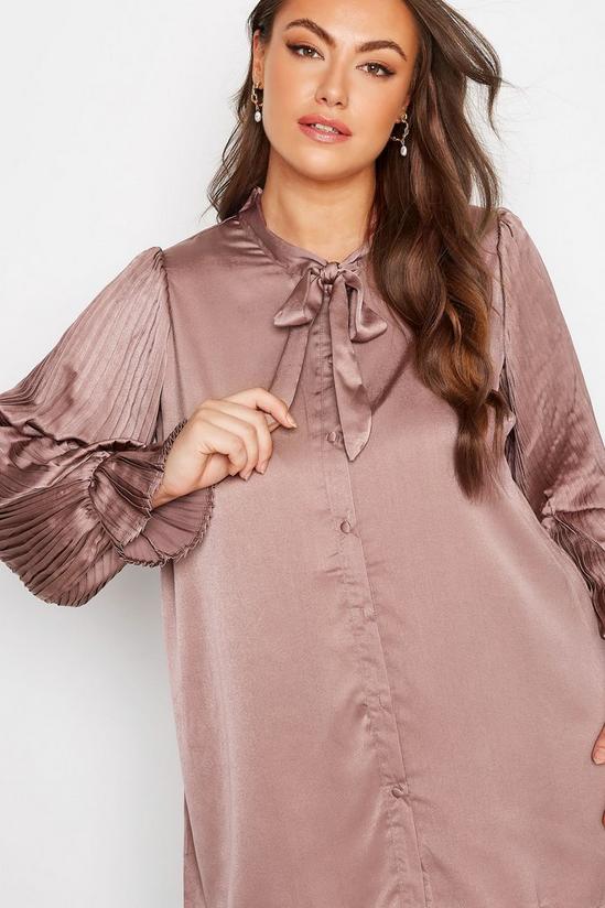 Yours Pleated Bow Blouse 5