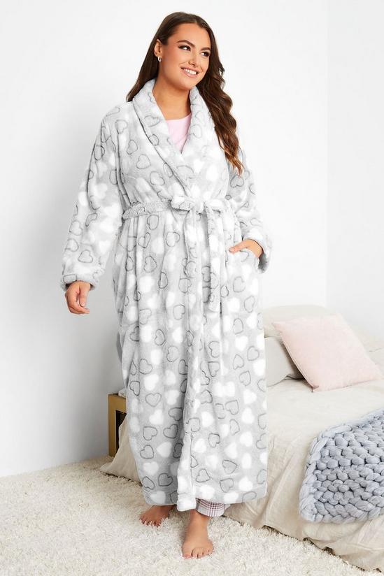 Yours Heart Maxi Dressing Gown 1