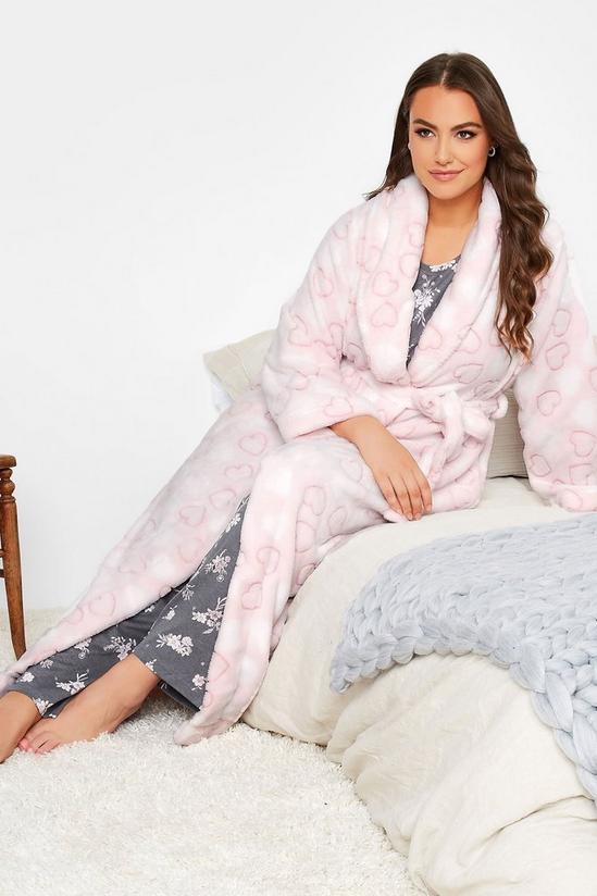 Yours Heart Maxi Dressing Gown 1