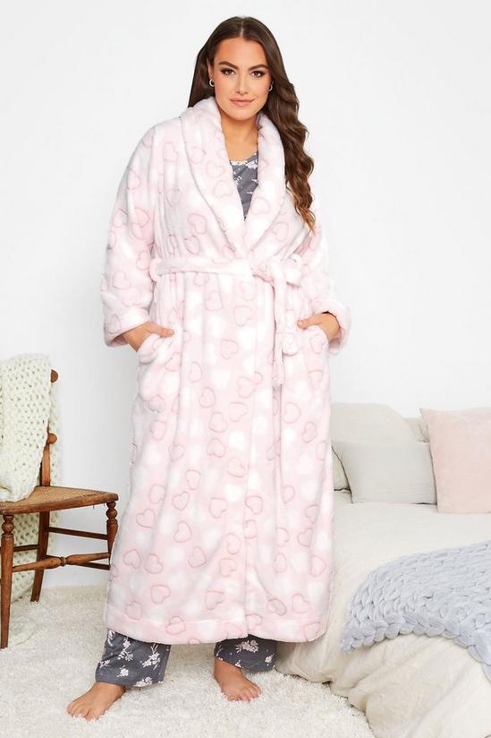 Yours Heart Maxi Dressing Gown 4