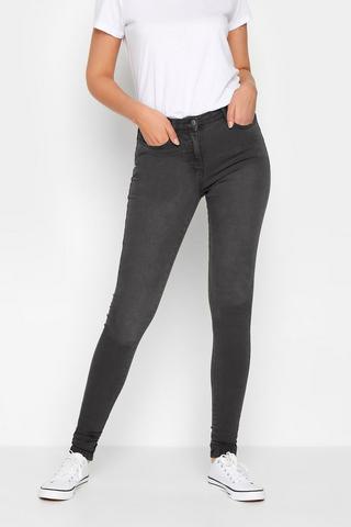 Buy Black High Waisted Skinny Jeggings With Stretch 16R, Jeans