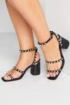 Yours Wide And Extra Wide Fit Studded Strap Heels thumbnail 1