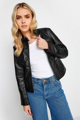Faux leather jacket - Women