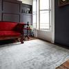 Loomed Luxury Handwoven Silver Viscose Area Rug thumbnail 1
