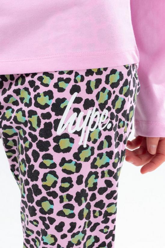 Hype Disco Leopard Long Sleeve Pyjama Set 6