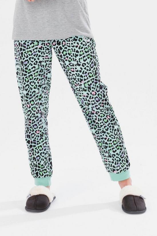 Hype Ice Leopard Crest Long Pyjamas 4