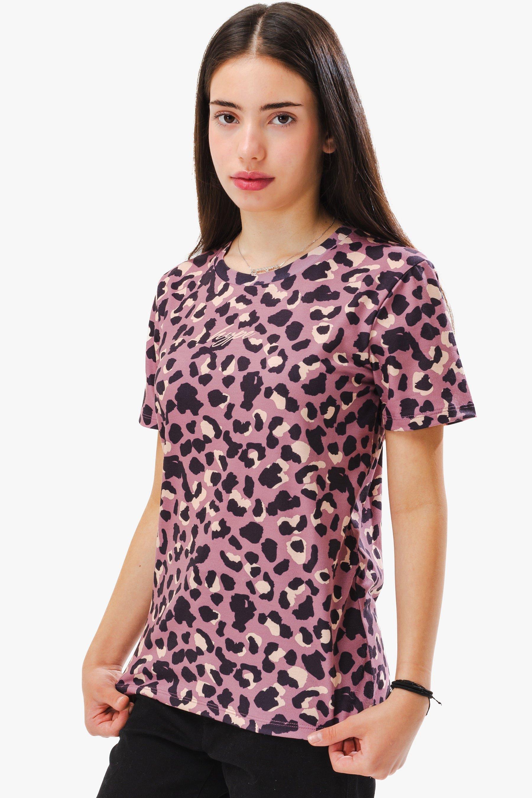 Purple Tonal Leopard T-Shirt