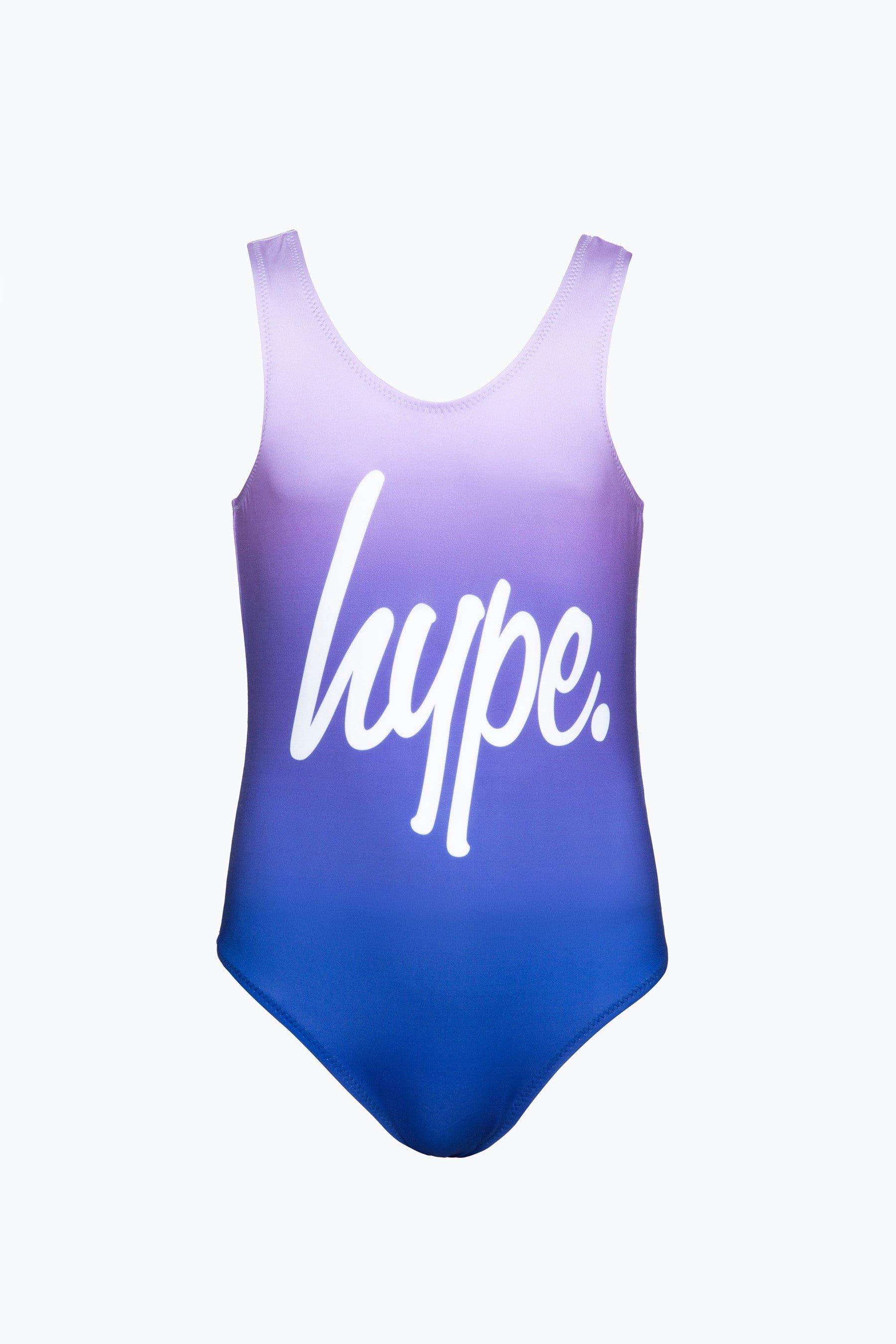 Purple Digital Fade Swimsuit