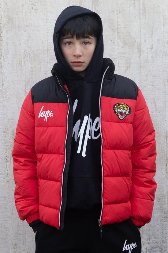 Hype Ed Hardy Red Tiger Puffer Jacket 1