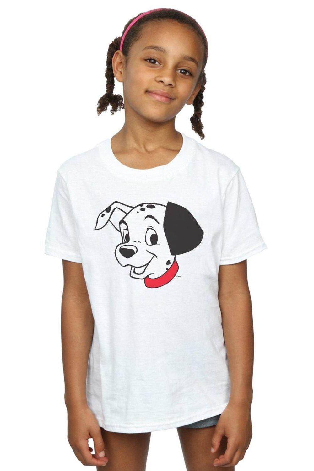 101 Dalmatians Dalmatian Head Cotton T-Shirt