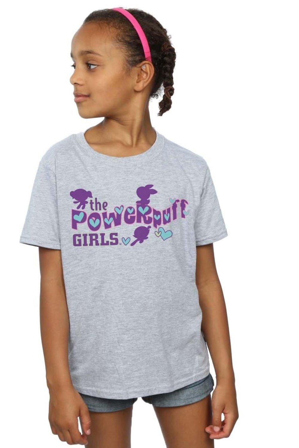 Purple Logo Cotton T-Shirt