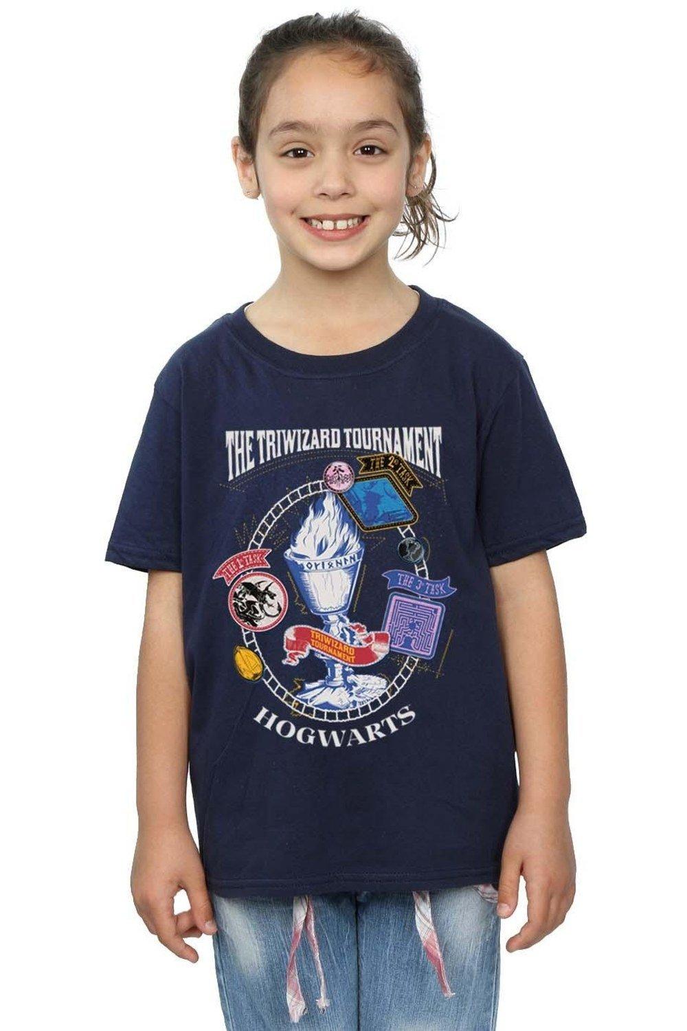 Triwizard Poster Cotton T-Shirt