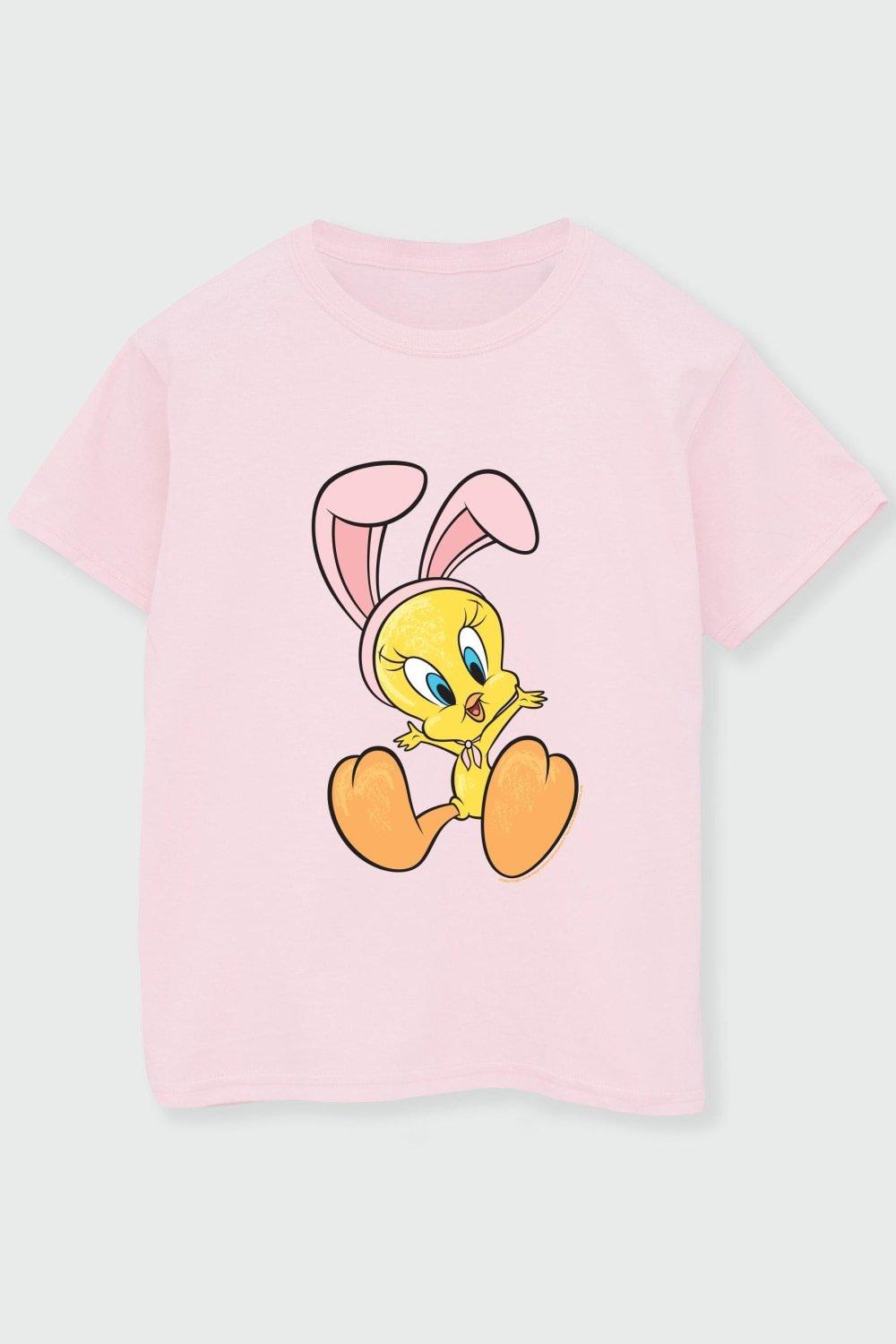 Tweety Pie Bunny Ears Cotton T-Shirt