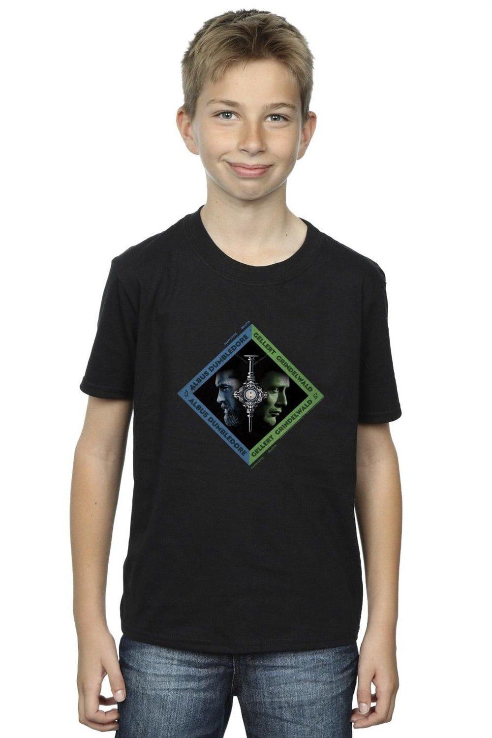 Dumbledore Vs Grindelwald Diamond T-Shirt