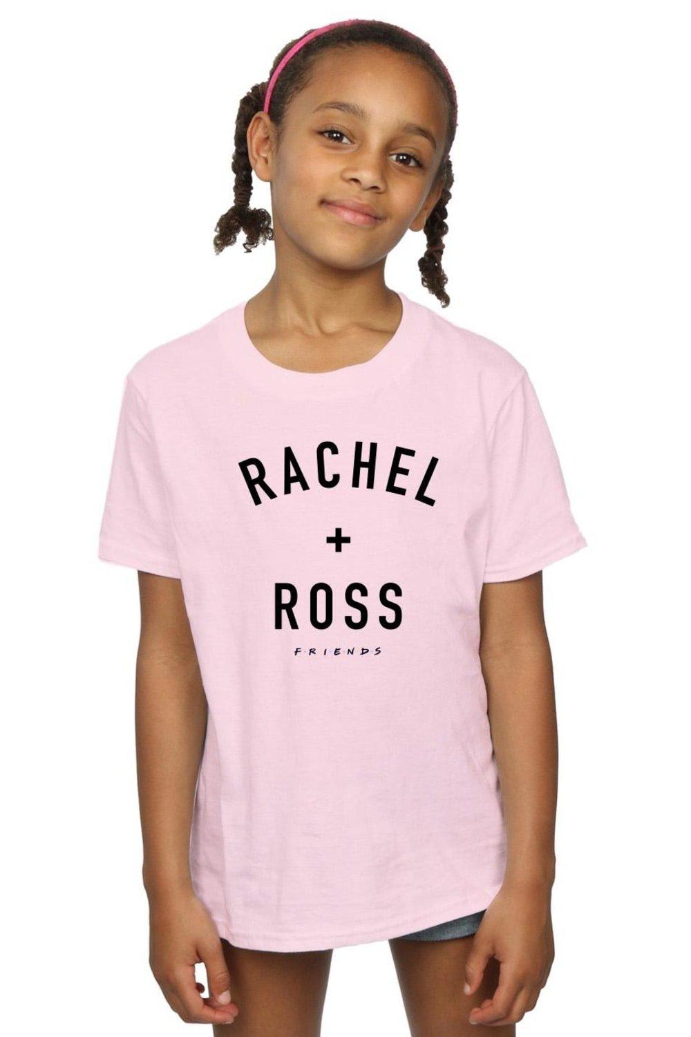 Rachel And Ross Text Cotton T-Shirt