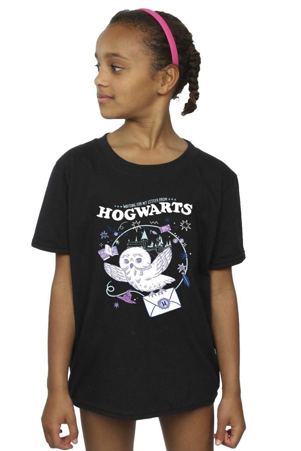 Owl Letter From Hogwarts Cotton T-Shirt